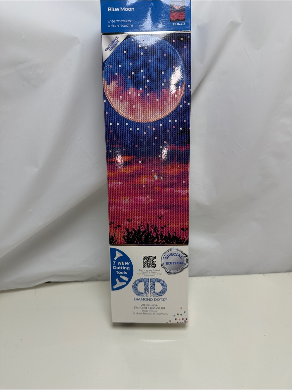 Diamond Dotz 'Blue Moon' Diamond Art Kit – Pink & Blue